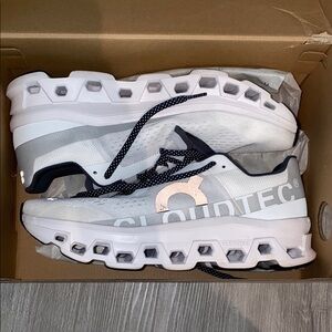On Cloudtec White Sneakers